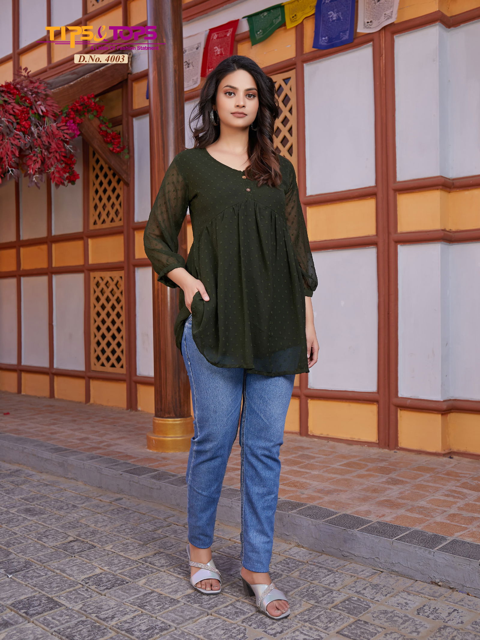 Instagirl Vol 4 By Tips Tops Georgette Designer Western Ladies Top Wholesale Shop In Surat
